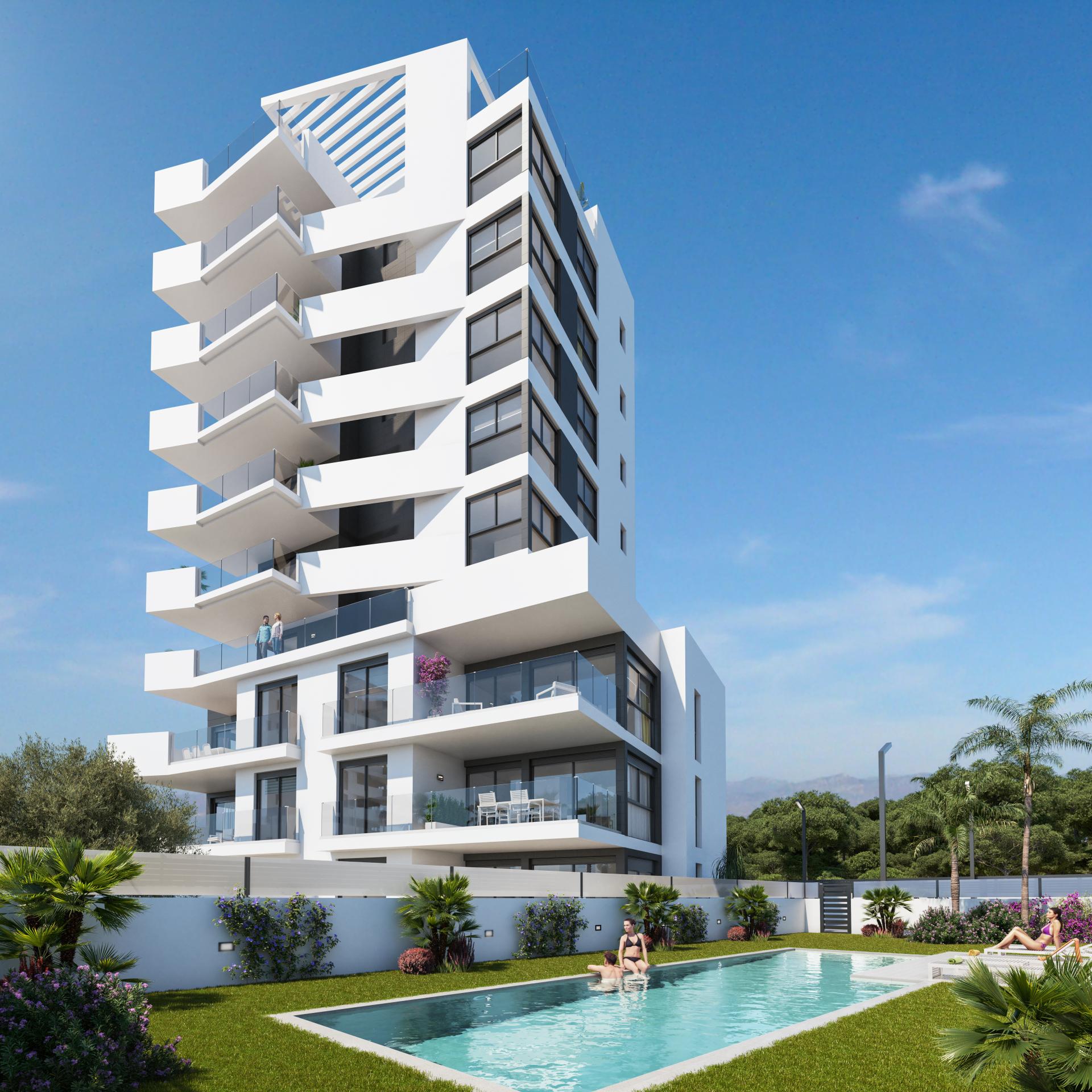 3 chambre Appartement - jardin à Guardamar del Segura in Medvilla Spanje