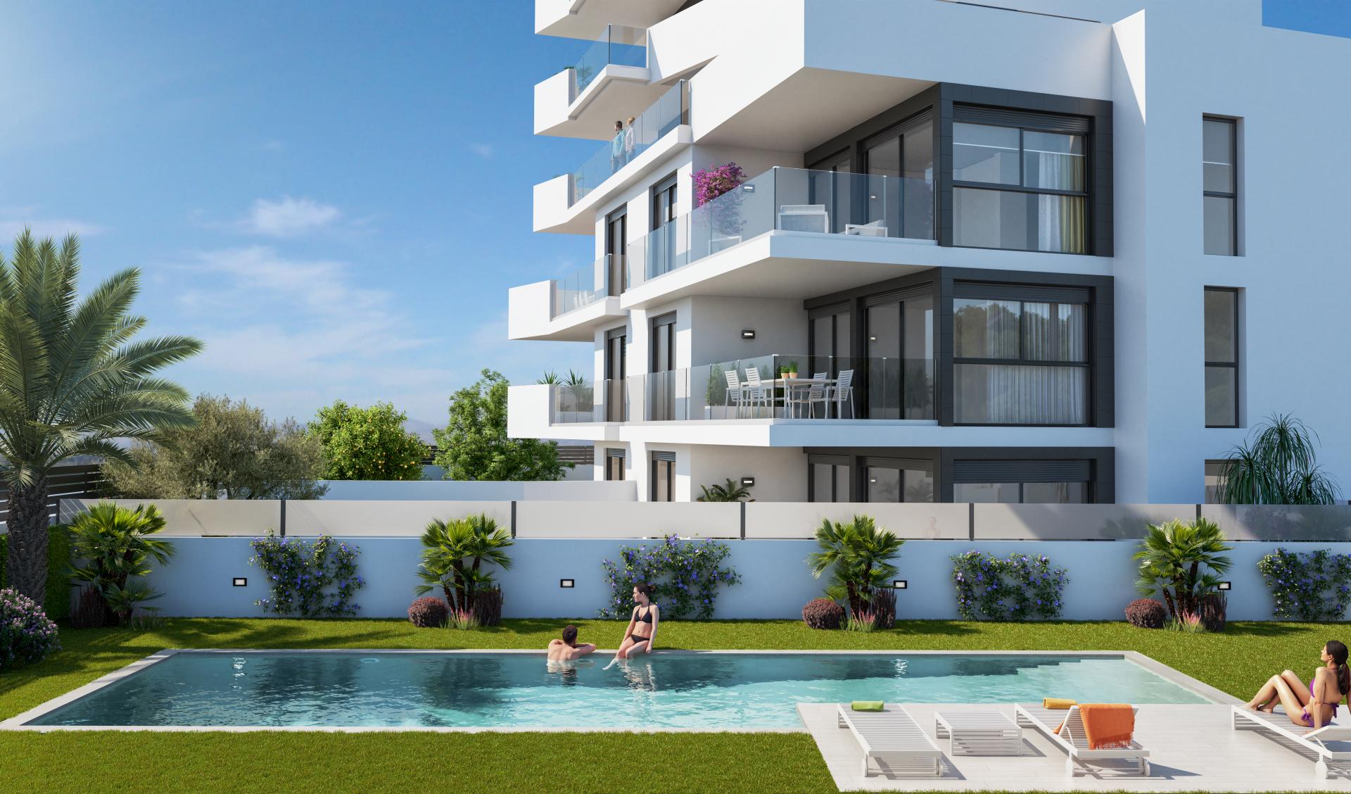 3 chambre Appartements - terrasse sur le toit à Guardamar - Nouvelle construction in Medvilla Spanje