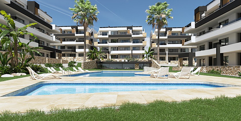 2 chambre Appartement - jardin à Los Dolses - Orihuela Costa in Medvilla Spanje