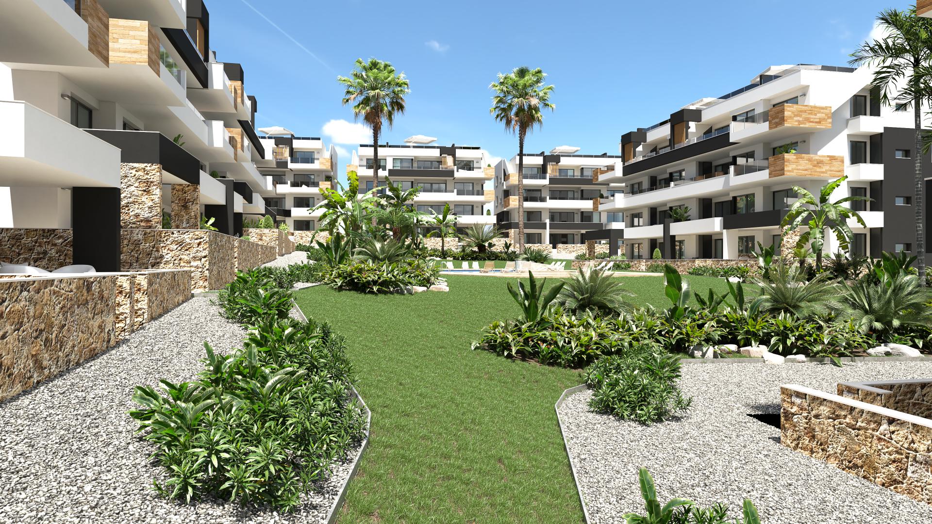 2 chambre Appartements - terrasse sur le toit à Orihuela Costa in Medvilla Spanje
