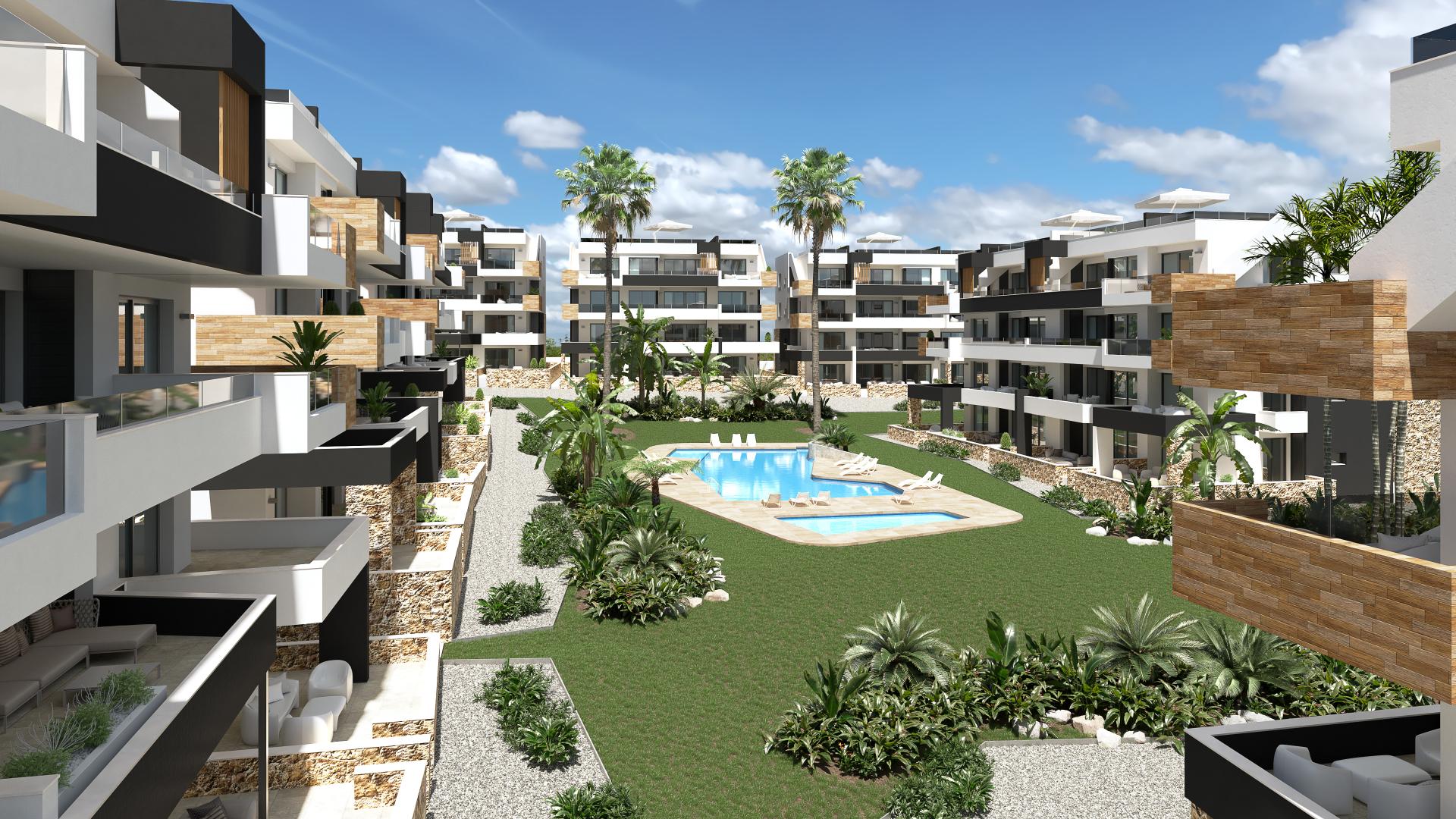 2 chambre Appartements - terrasse sur le toit à Orihuela Costa in Medvilla Spanje