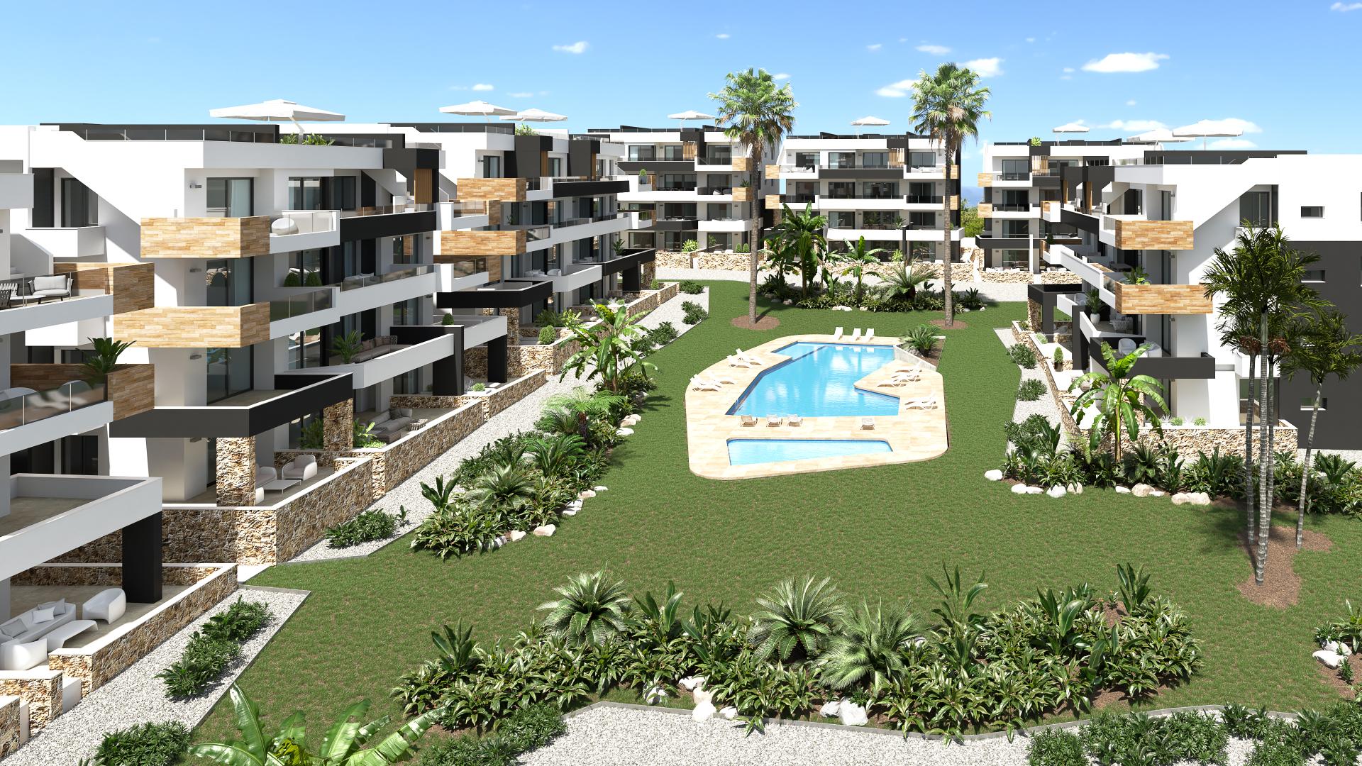 2 chambre Appartements - terrasse sur le toit à Orihuela Costa in Medvilla Spanje