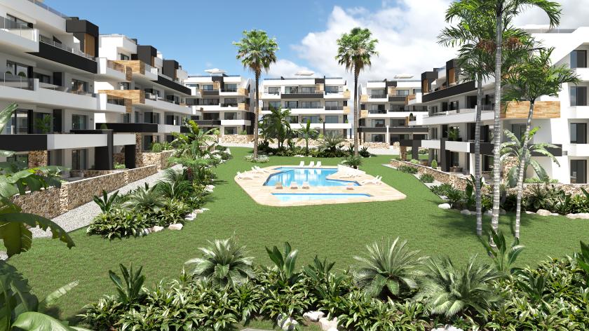 2 chambre Appartements - terrasse sur le toit à Orihuela Costa in Medvilla Spanje