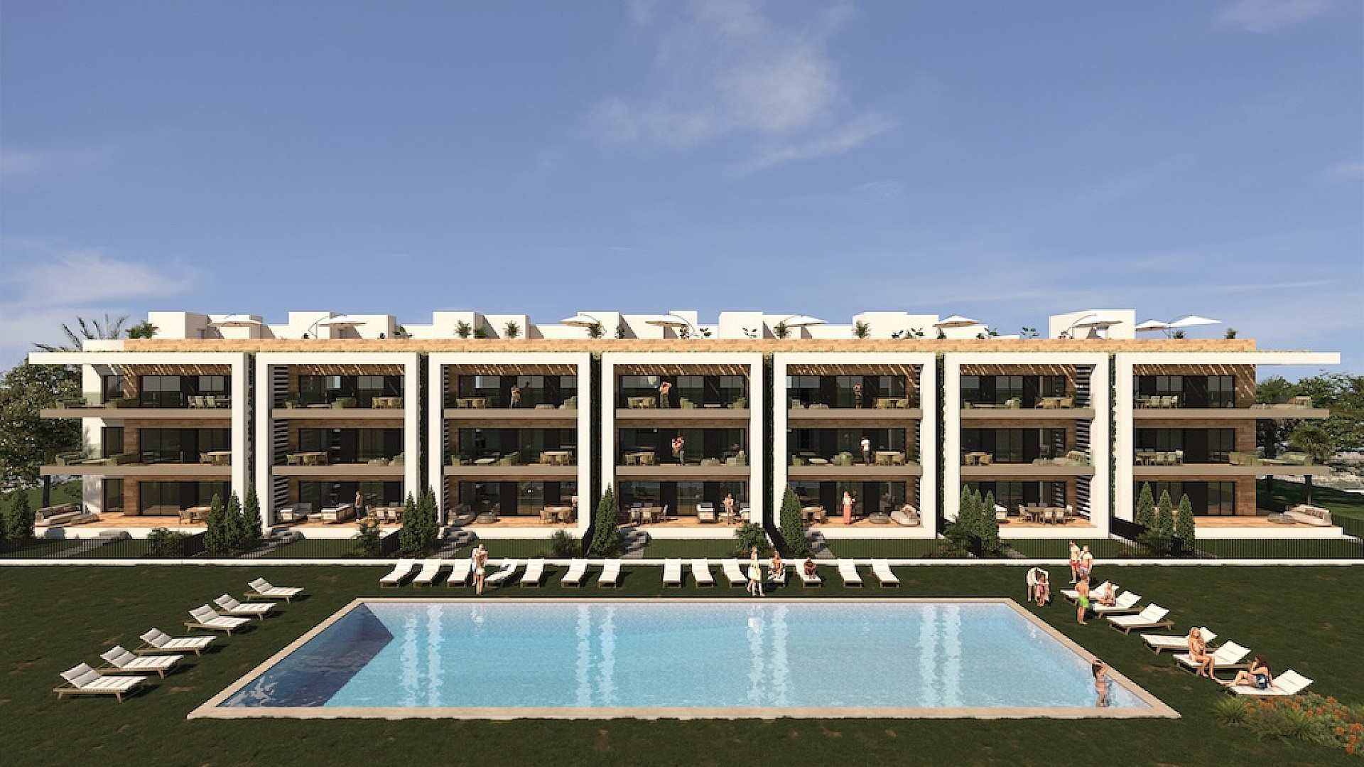 2 chambre Appartement - terrasse à Los Alcazares - Nouvelle construction in Medvilla Spanje