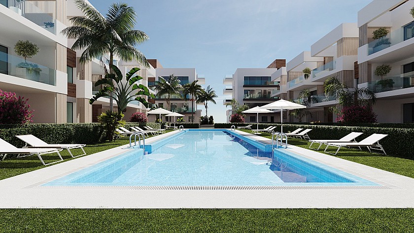 3 chambre Appartements - terrasse sur le toit à San Pedro Del Pinatar in Medvilla Spanje
