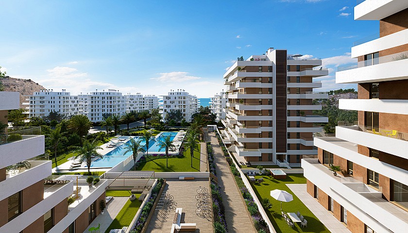 3 chambre Appartement - terrasse à Villajoyosa in Medvilla Spanje
