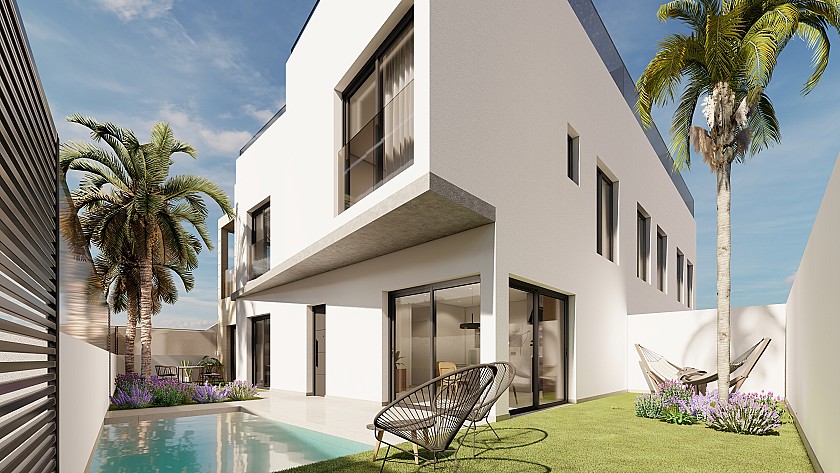 2 chambre Appartement - jardin à San Pedro Del Pinatar in Medvilla Spanje