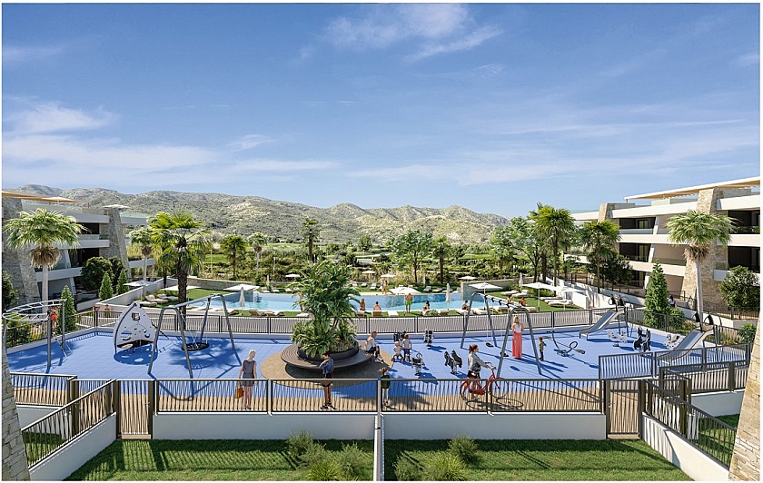2 chambre Appartement - jardin à Font de Llop golf in Medvilla Spanje