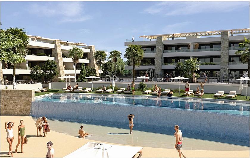 2 chambre Appartements - terrasse sur le toit à Font de Llop golf in Medvilla Spanje