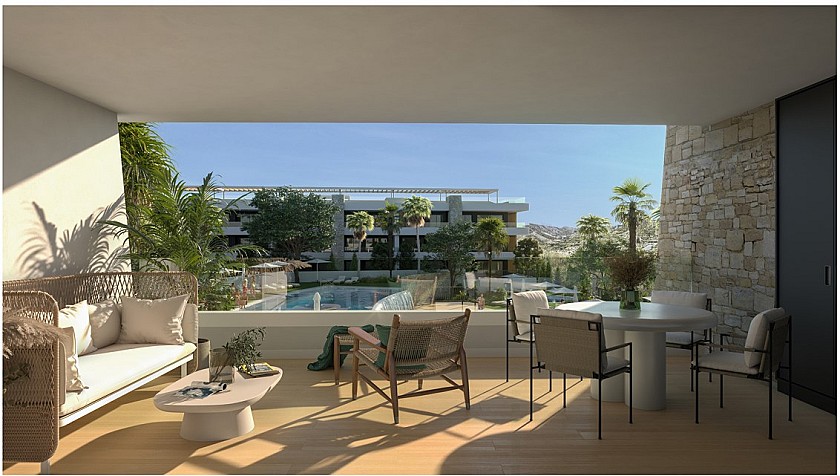 3 chambre Appartements - terrasse sur le toit à Font de Llop golf in Medvilla Spanje