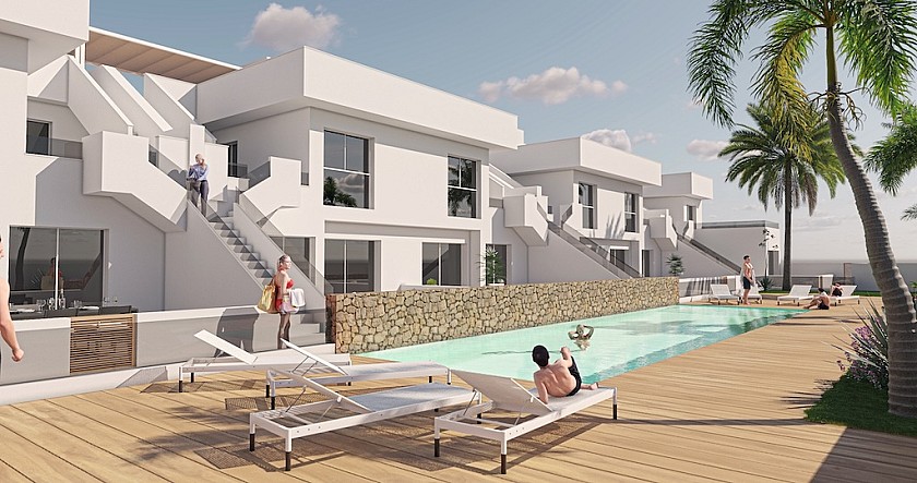 3 chambre Appartement - jardin à Pilar de la Horadada in Medvilla Spanje