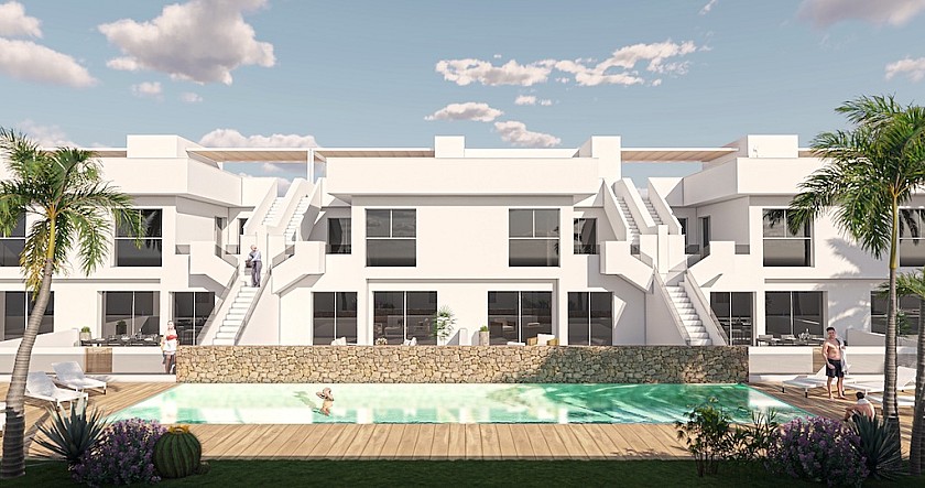 3 chambre Appartements - terrasse sur le toit à Pilar de la Horadada in Medvilla Spanje