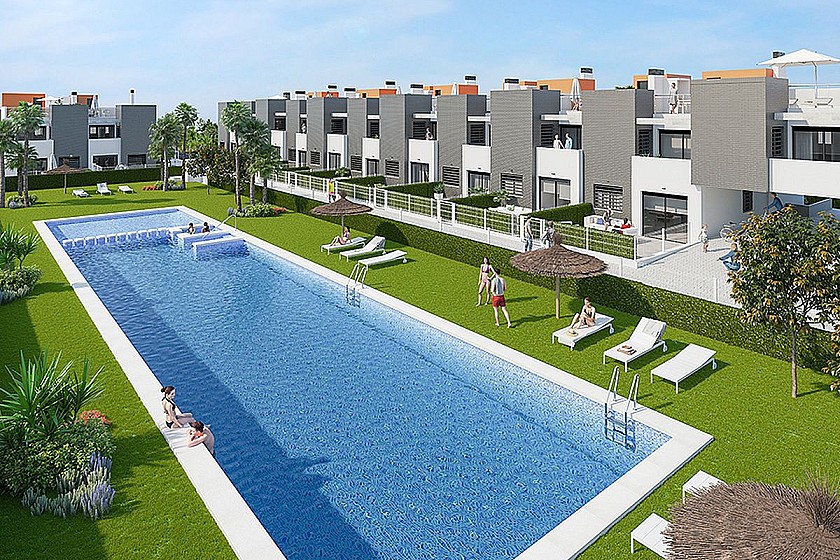 2 chambre Appartements - terrasse sur le toit à Torrevieja in Medvilla Spanje