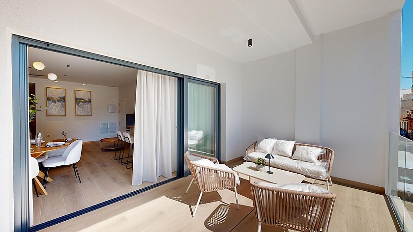 3 chambre Appartements - terrasse sur le toit à Guardamar del Segura in Medvilla Spanje