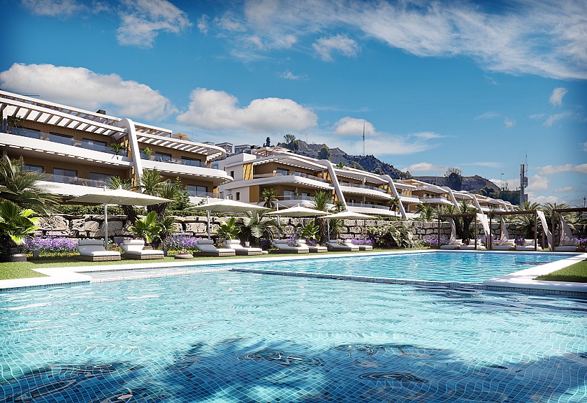 3 chambre Appartement - jardin à Finestrat in Medvilla Spanje