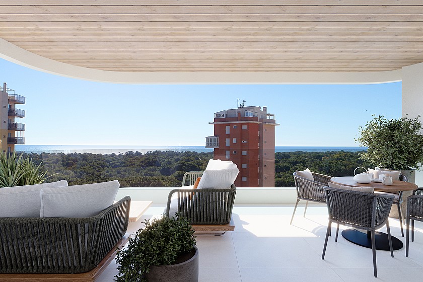 2 chambre Appartements - terrasse sur le toit à Guardamar del Segura in Medvilla Spanje