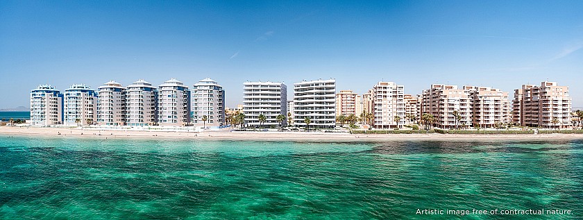2 chambre Appartement - terrasse à La Manga Del Mar Menor in Medvilla Spanje