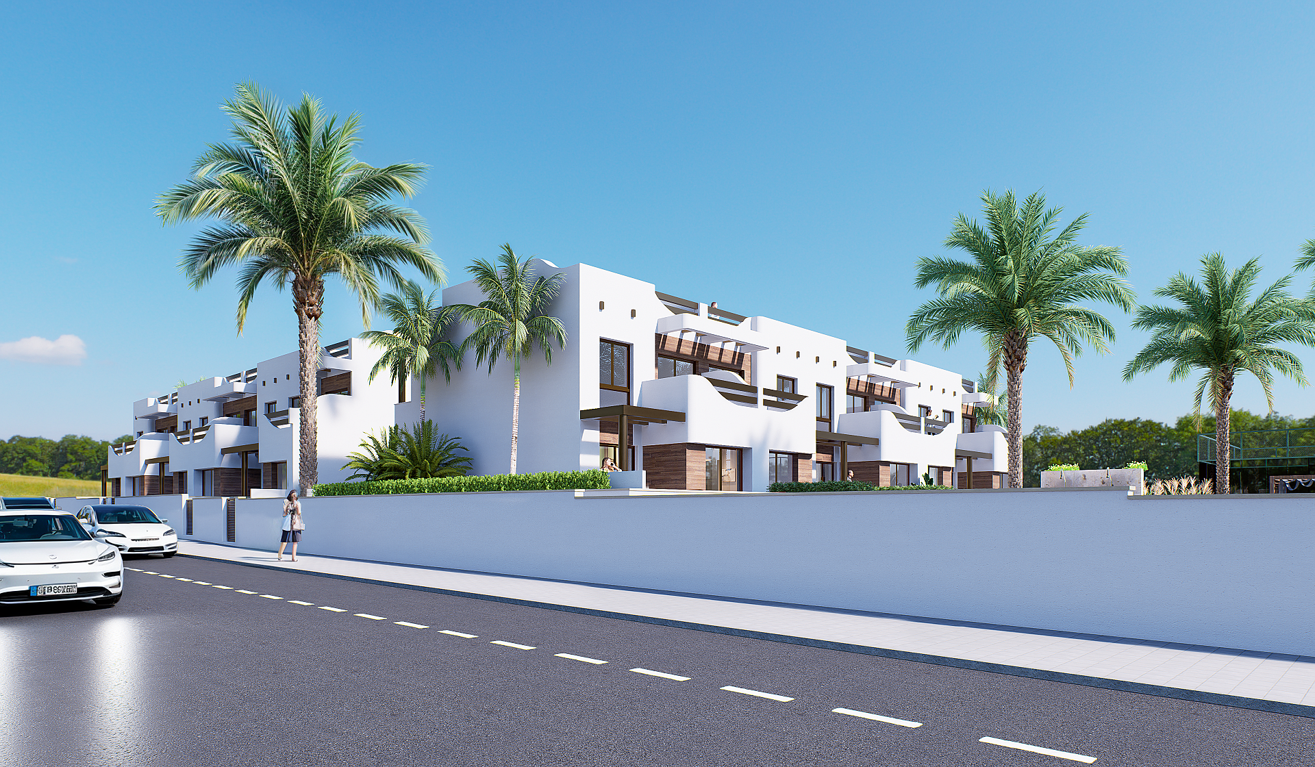 2 chambre Appartements - terrasse sur le toit à Torre de la Horadada in Medvilla Spanje