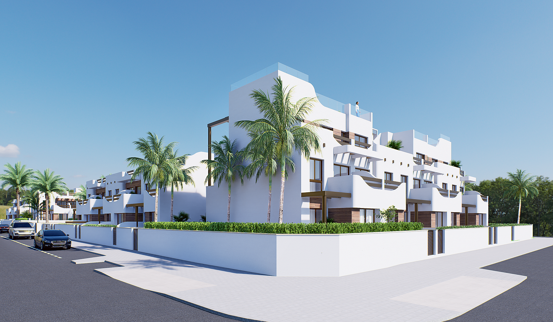 2 chambre Appartements - terrasse sur le toit à Torre de la Horadada in Medvilla Spanje