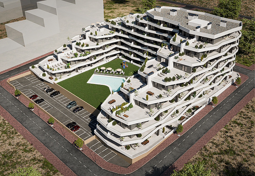 2 chambre Appartement - terrasse à San Miguel de Salinas in Medvilla Spanje