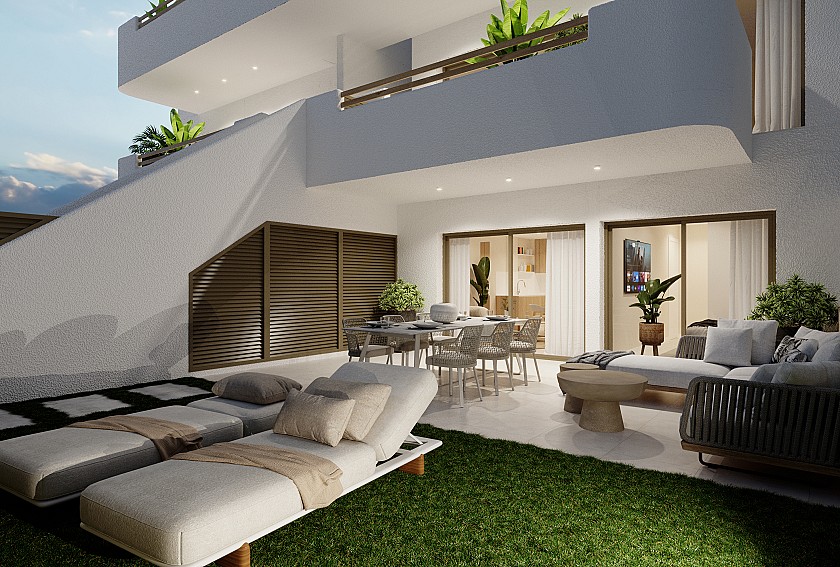 3 chambre Appartement - jardin à San Pedro Del Pinatar in Medvilla Spanje
