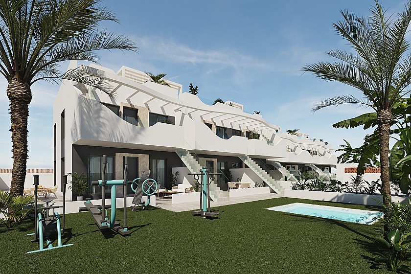 3 chambre Appartement - jardin à Pilar de la Horadada in Medvilla Spanje