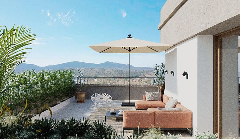 3 chambre Appartement - terrasse à Hondon de las Nieves in Medvilla Spanje