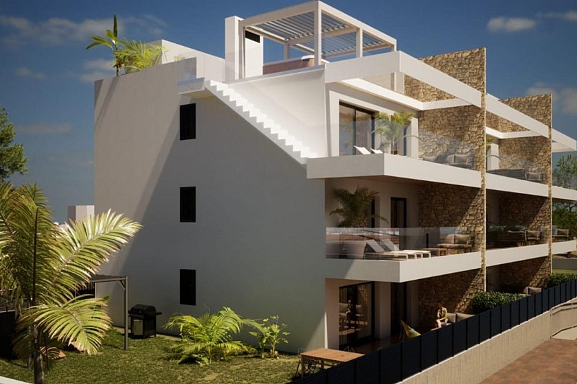 2 chambre Appartement - jardin à Finestrat in Medvilla Spanje