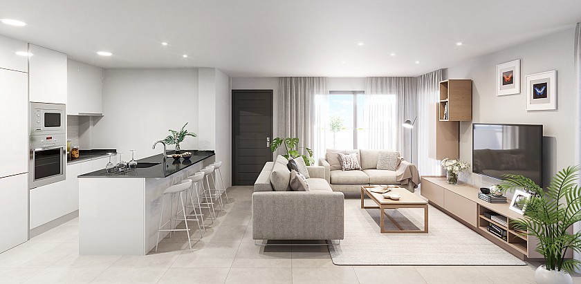 3 chambre Appartement - jardin à San Pedro Del Pinatar in Medvilla Spanje