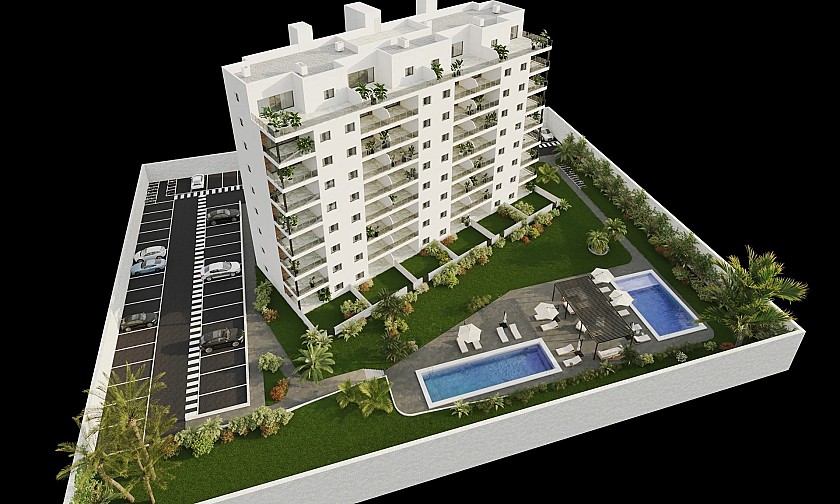 2 chambre Appartement - jardin à Villajoyosa in Medvilla Spanje
