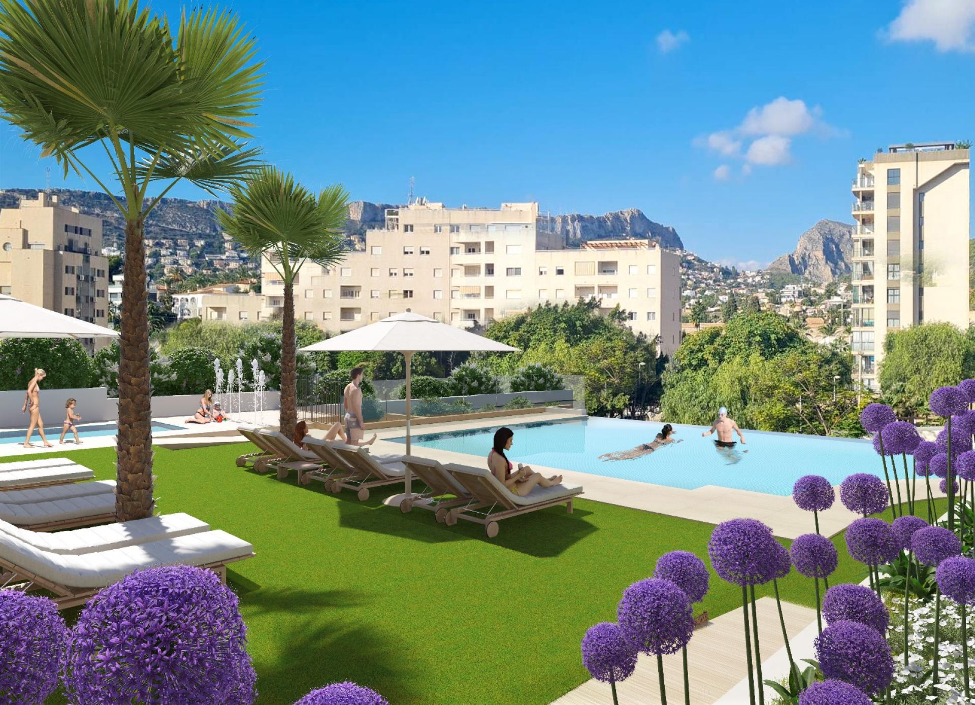 3 chambre Appartement - terrasse à Calpe in Medvilla Spanje