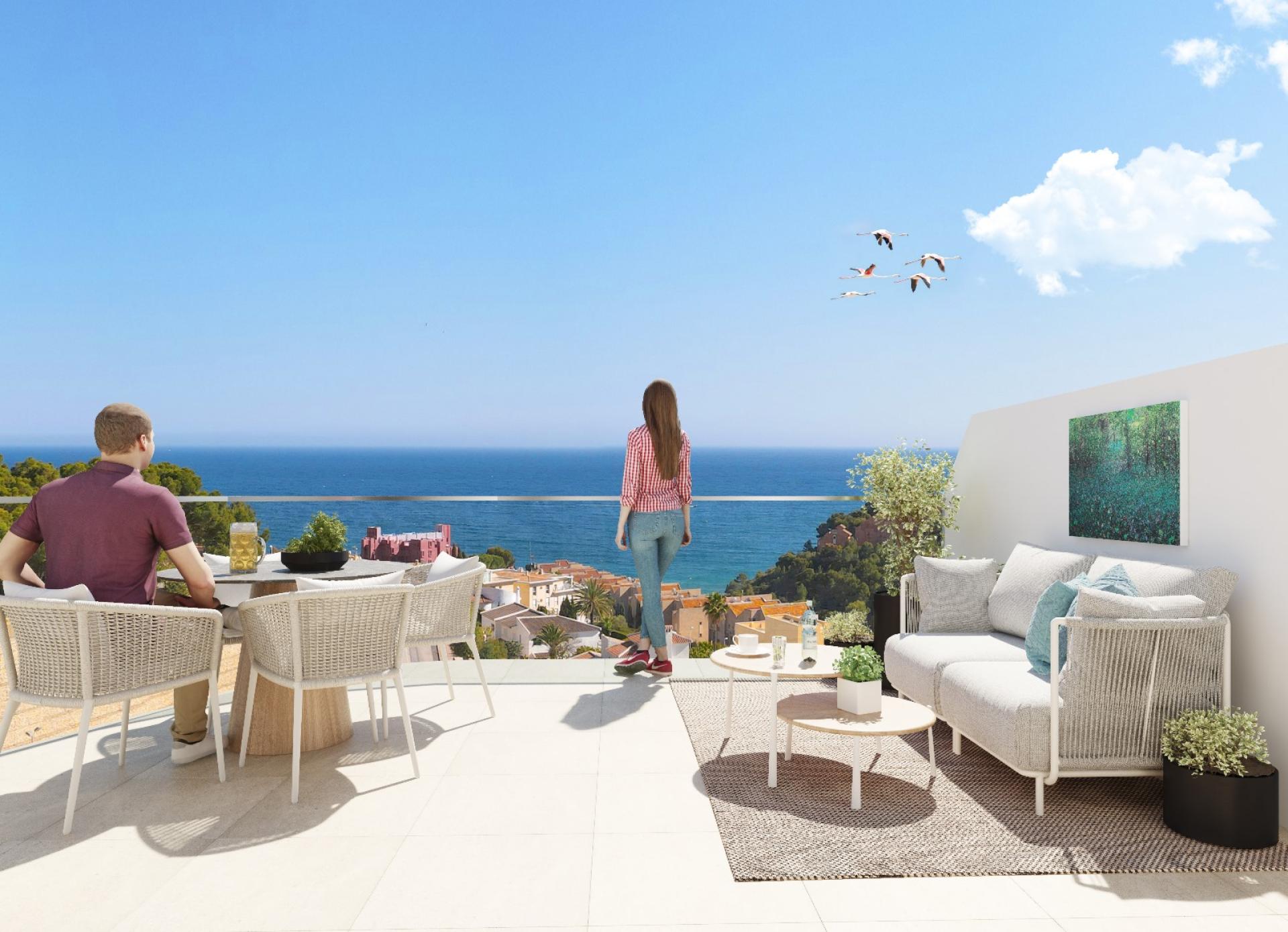 3 chambre Appartement - terrasse à Calpe in Medvilla Spanje