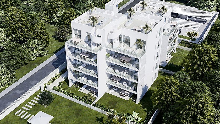 2 chambre Appartements - terrasse sur le toit à Denia in Medvilla Spanje