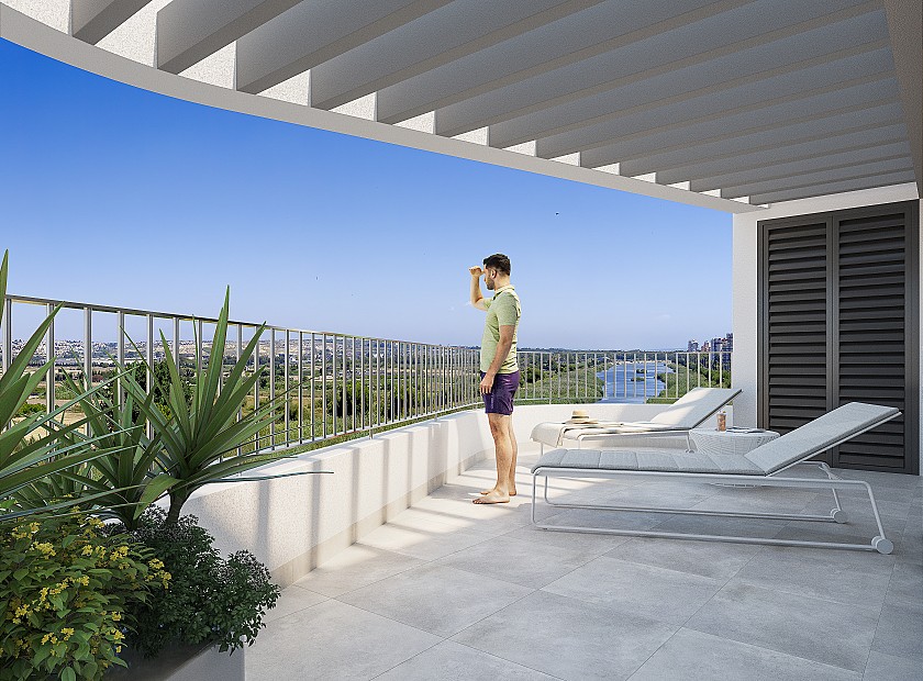 2 chambre Appartement - terrasse à Guardamar del Segura in Medvilla Spanje