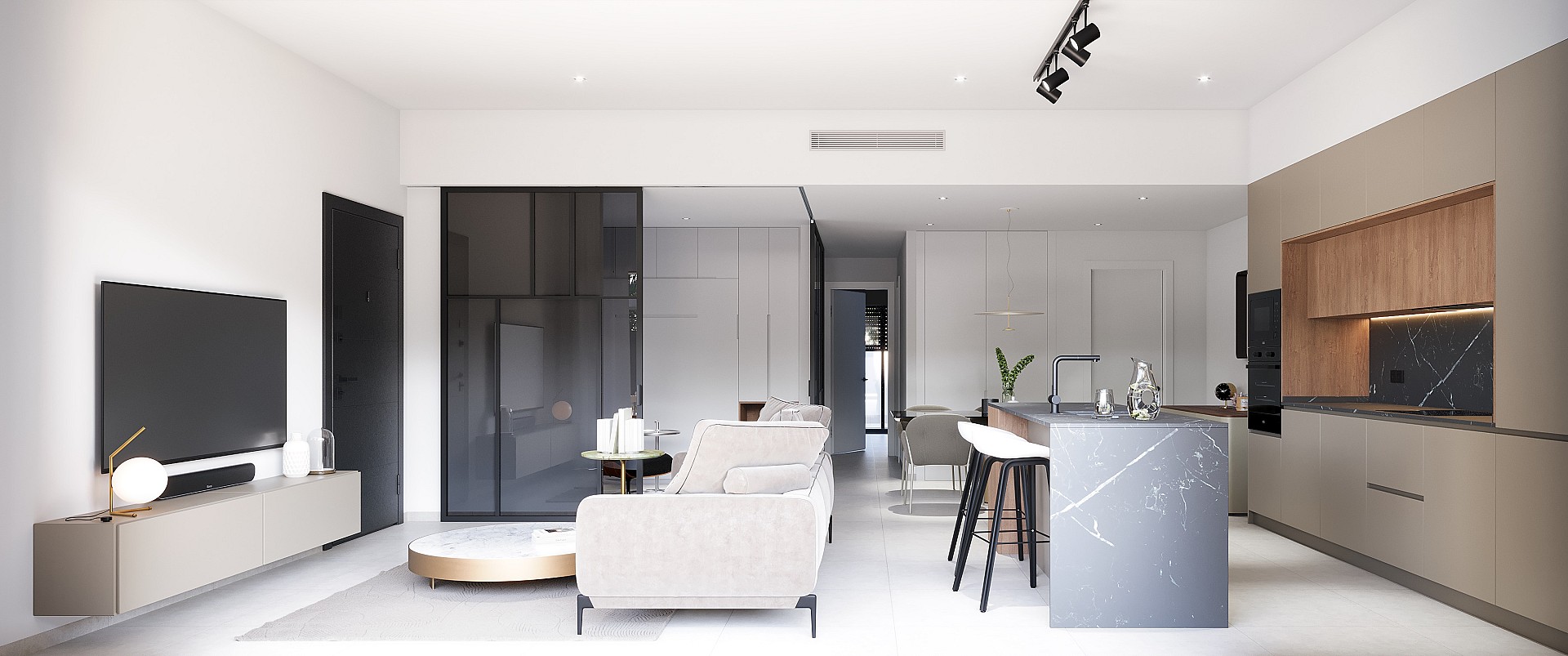 3 chambre Appartements - terrasse sur le toit à Pilar de la Horadada in Medvilla Spanje