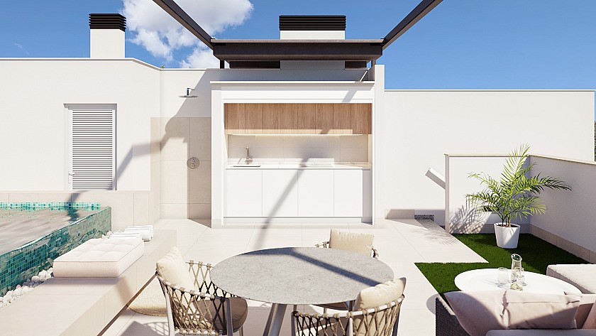 2 chambre Appartements - terrasse sur le toit à Pilar de la Horadada in Medvilla Spanje