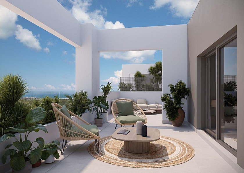 3 chambre Appartement - terrasse à San Juan de los Terreros in Medvilla Spanje