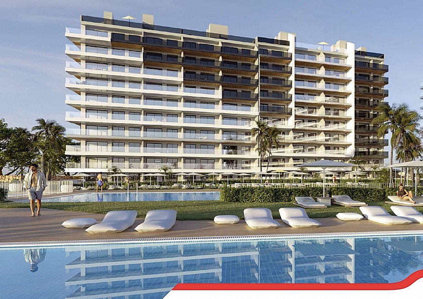 2 chambre Appartement - jardin à Punta Prima - Orihuela Costa in Medvilla Spanje