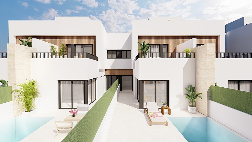 3 chambre Maisonettes à Santiago de la Ribera in Medvilla Spanje