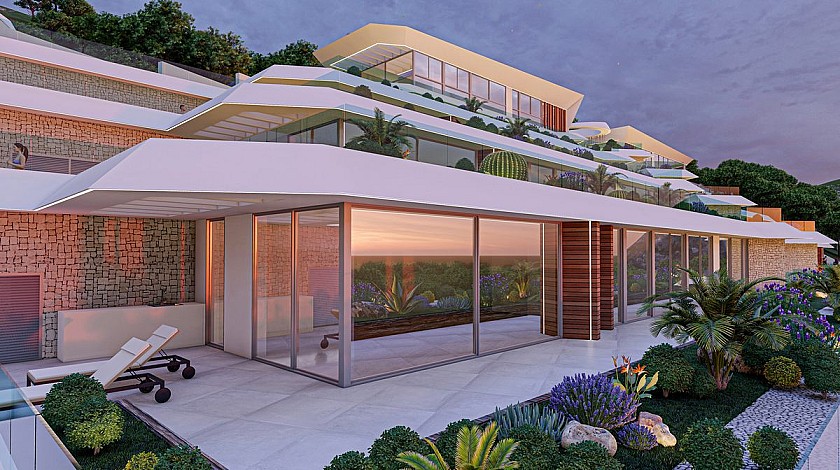 3 chambre Appartement - terrasse à Calpe in Medvilla Spanje