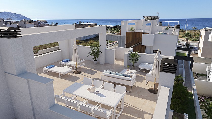2 chambre Appartements - terrasse sur le toit à Puerto de Mazarron in Medvilla Spanje