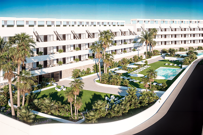 2 chambre Appartements - terrasse sur le toit à Finestrat in Medvilla Spanje