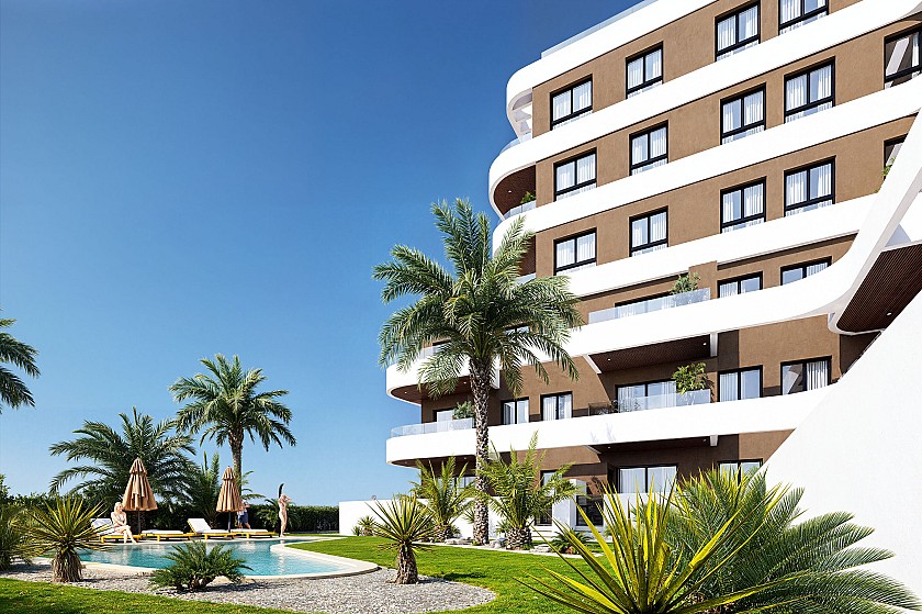 2 chambre Appartement - terrasse à Guardamar del Segura in Medvilla Spanje