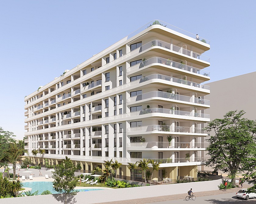 2 chambre Appartements - terrasse sur le toit à Villajoyosa in Medvilla Spanje