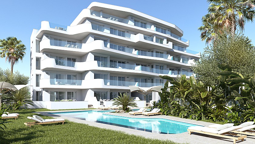 2 chambre Appartement - jardin à Mil Palmeras in Medvilla Spanje