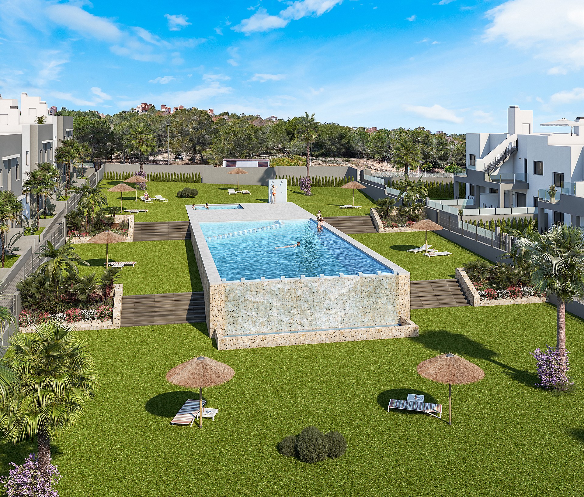 3 chambre Appartement - jardin à San Miguel de Salinas in Medvilla Spanje