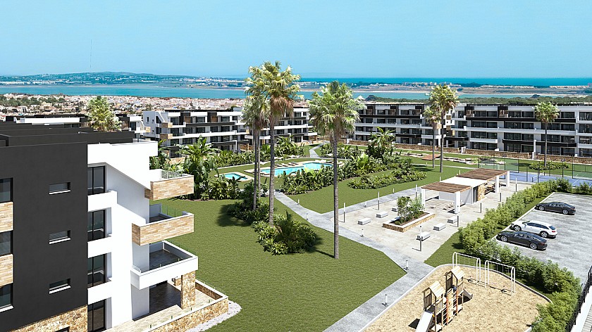 2 chambre Appartements - terrasse sur le toit à Torrevieja in Medvilla Spanje