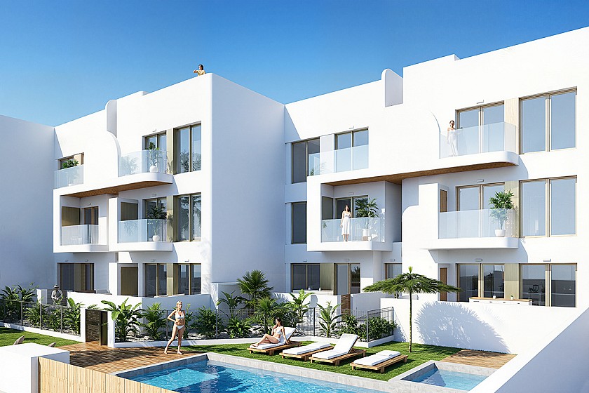 2 chambre Appartements - terrasse sur le toit à Los Alcazares