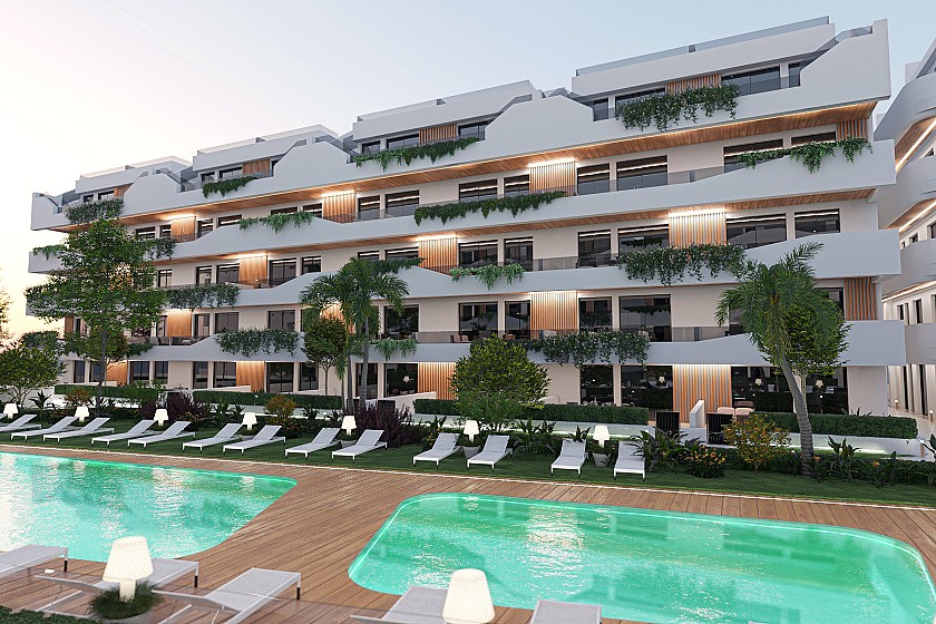 3 chambre Appartements - terrasse sur le toit à San Javier