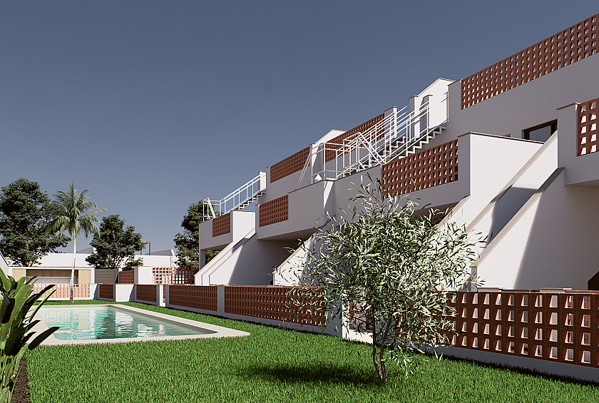 3 chambre Appartement - jardin à Pilar de la Horadada